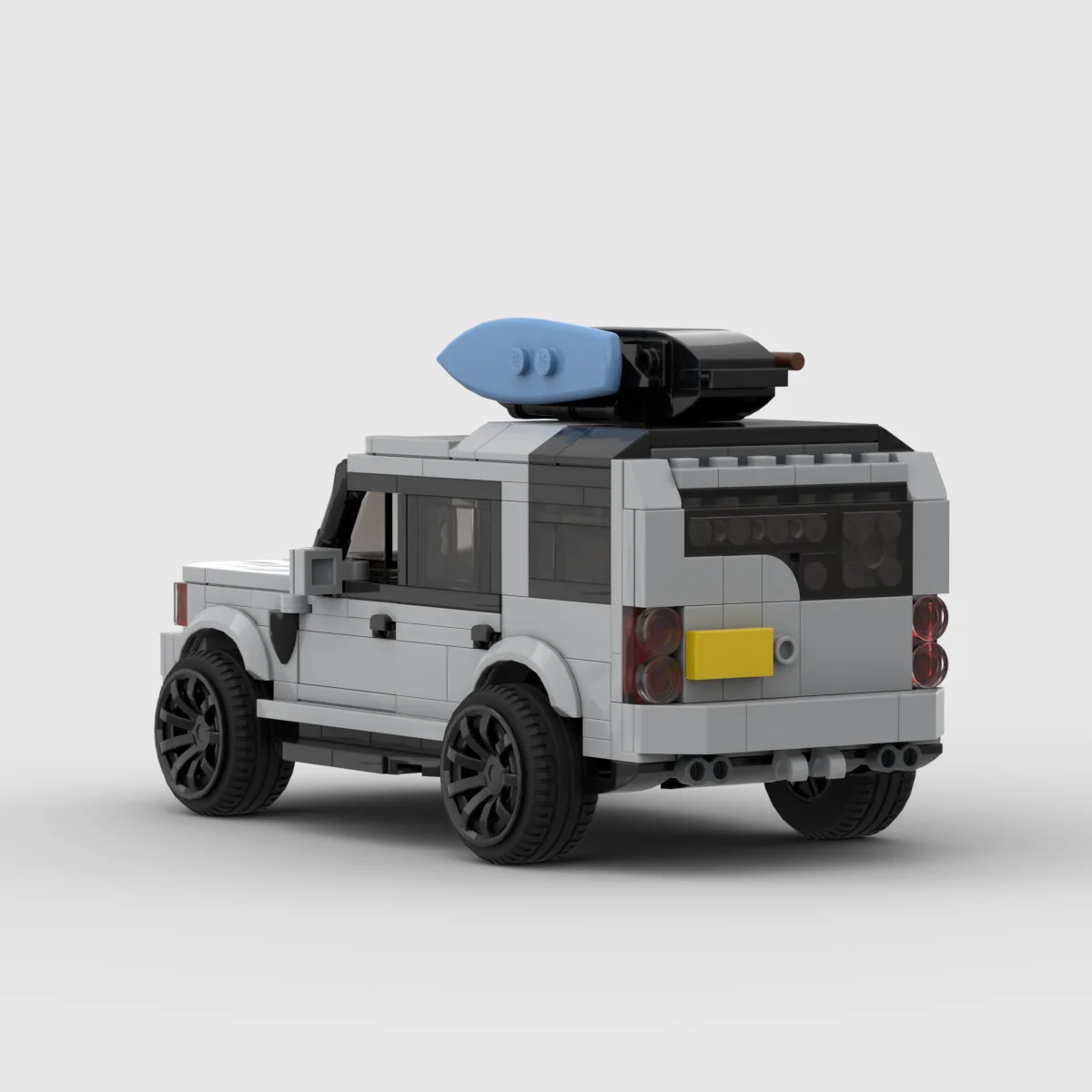 MOC 461pcs Rover Discovery4 Surfboard Off Road Adventure Car Decoration Super Sports Car Building Block Creative Garage Boy Toy
