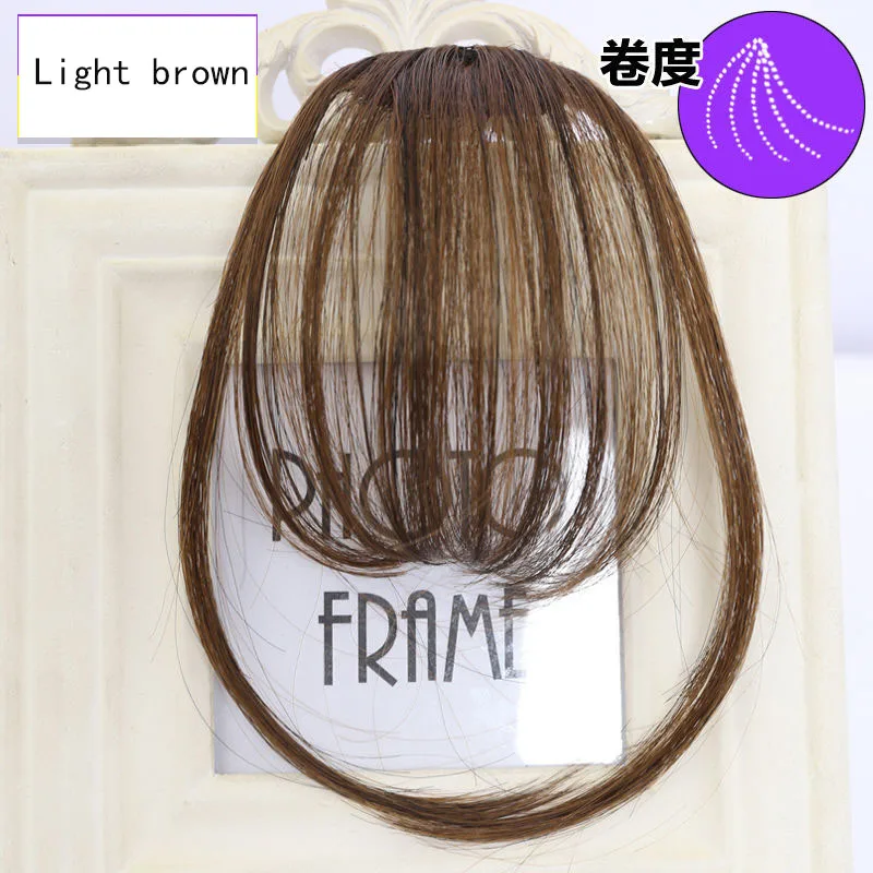 Natural Forehead Ins Hair Fake Fringes Air Bangs Wig Female Piece Fiber Good wig Styling Accessorie hair toppers for women