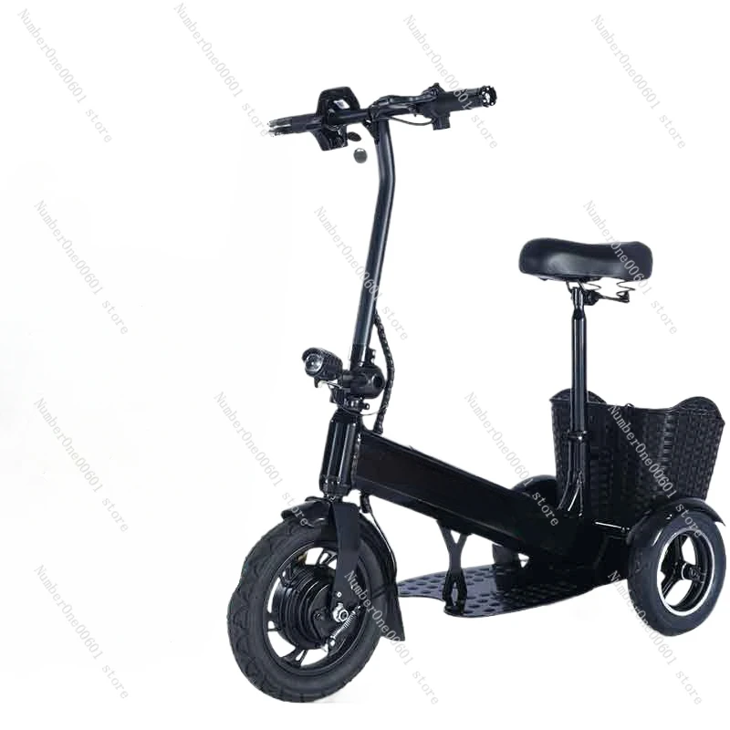 Electric folding tricycle 12 inch small mini electric car