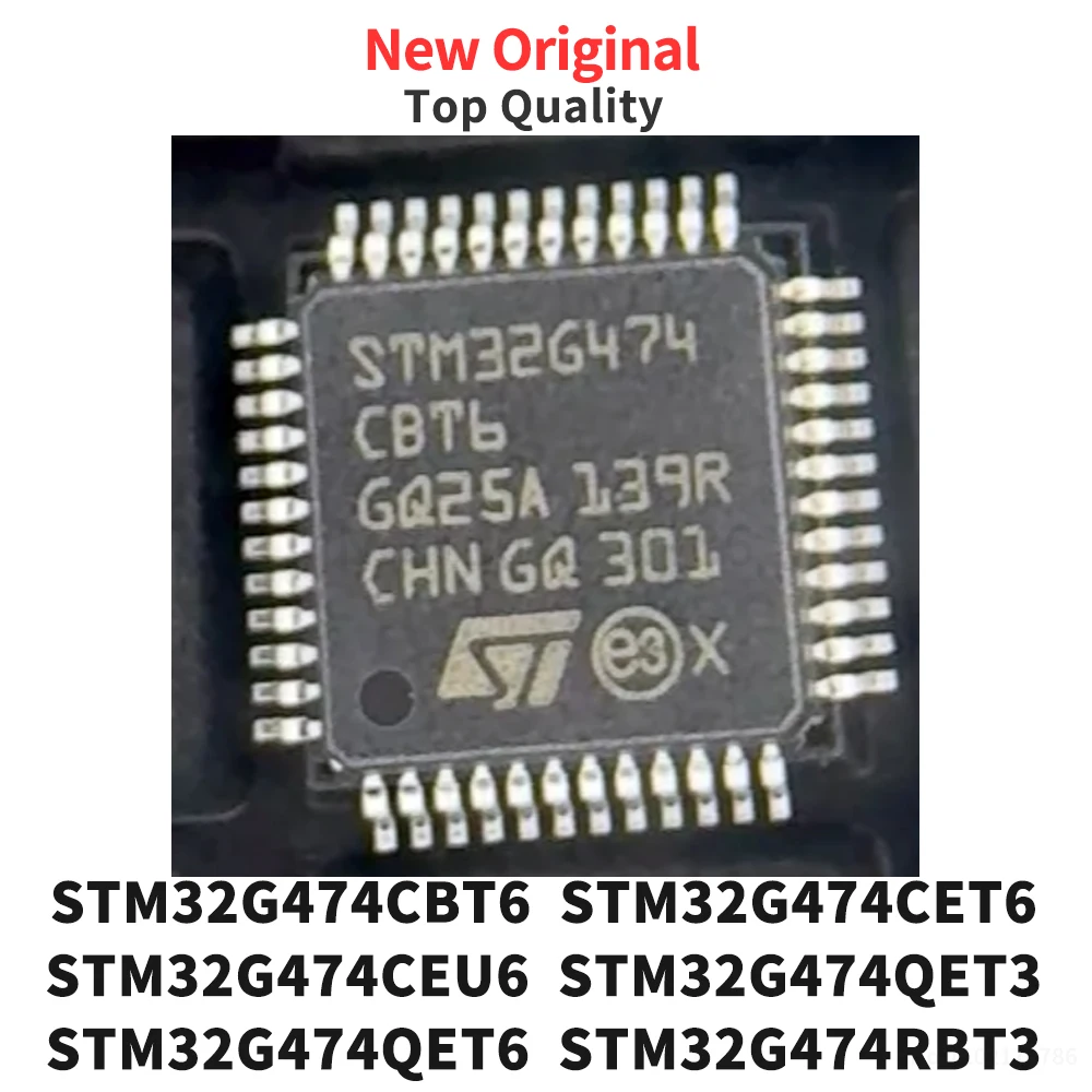 (1 Piece) STM32G474CBT6 STM32G474CET6 STM32G474CEU6 STM32G474QET3 STM32G474QET6 STM32G474RBT3 STM32G474RBT6 STM32G474RET6 QFP