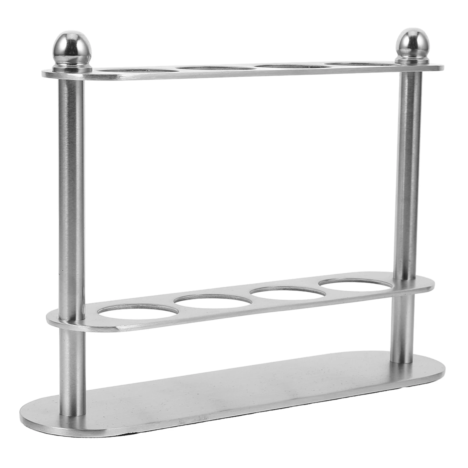 

Toothbrush Stainless Steel Holder Bathroom Rack Toothpaste Counter Countertop Silver Sink Organizer Child