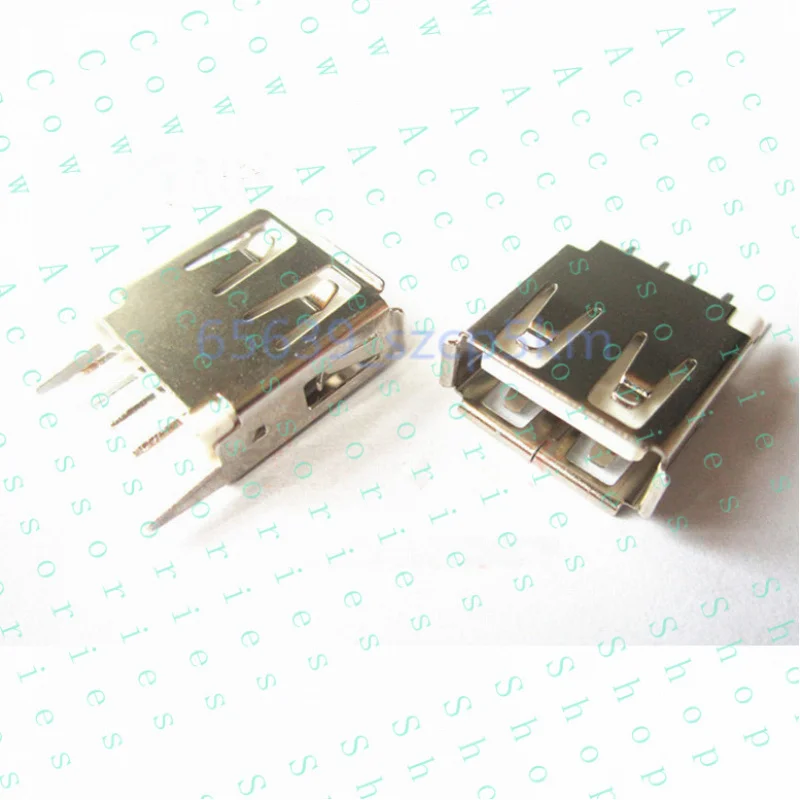 PP+ 20pcs USB Type A Female 4 Pin DIP PCB Socket Connector