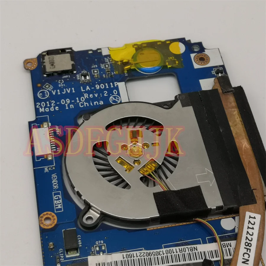 Imagem -05 - Placa-mãe Original do Portátil para Acer Iconia Placa Principal com Cpu Todos os Testes W700 W700p V1jv1 La-9011p Nbl0r110013