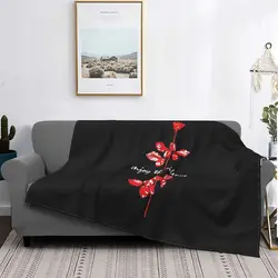 Depechemode Blanket Velvet All Season Enjoy The Silence Cute Thin Throw Blankets For Car Couch Plush Thin Quilt