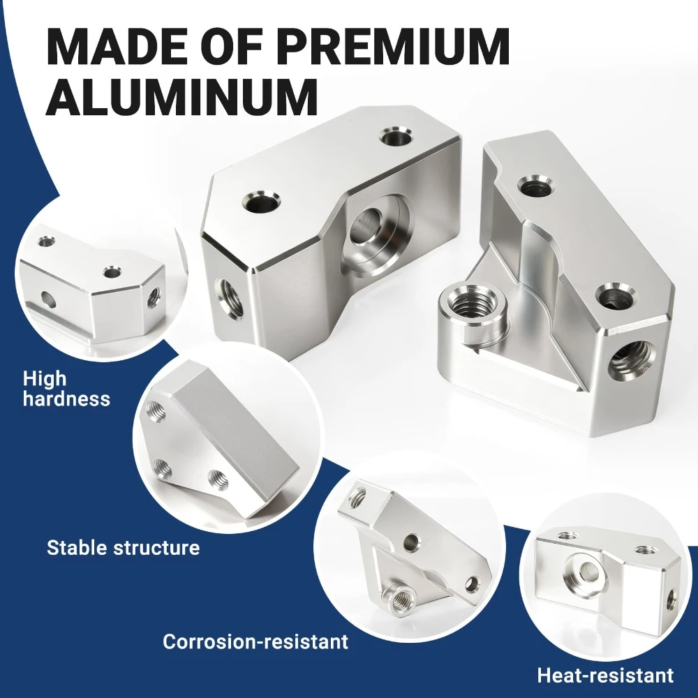 Knock Sensor Relocation Brackets Kit with 36