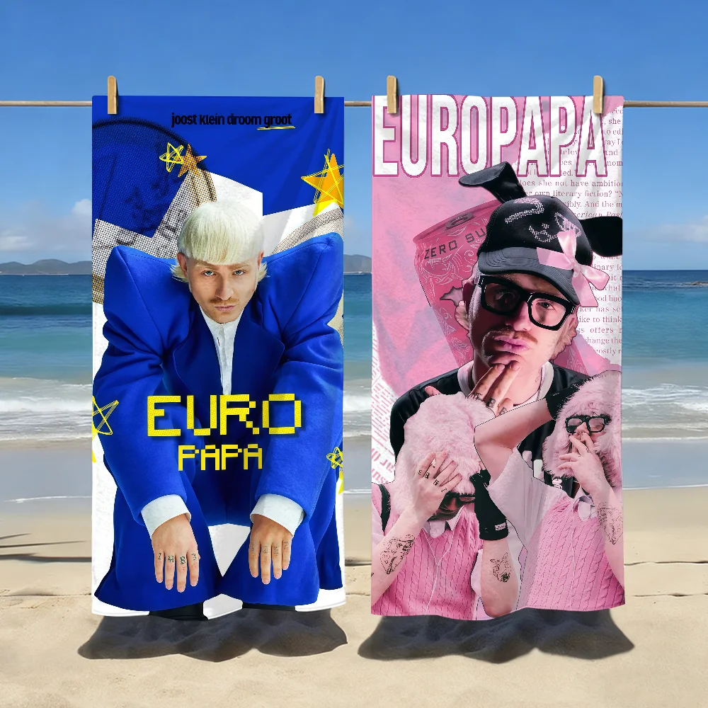 Singer Joost Klein Europapa Towel Sports Quick Dry Travel Camping Gear Sandproof Soft Light Large Beach Towel