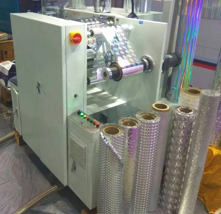 Roll to Roll Label Embossing Machine Hologram Film Heat Press High Efficiency Product Category