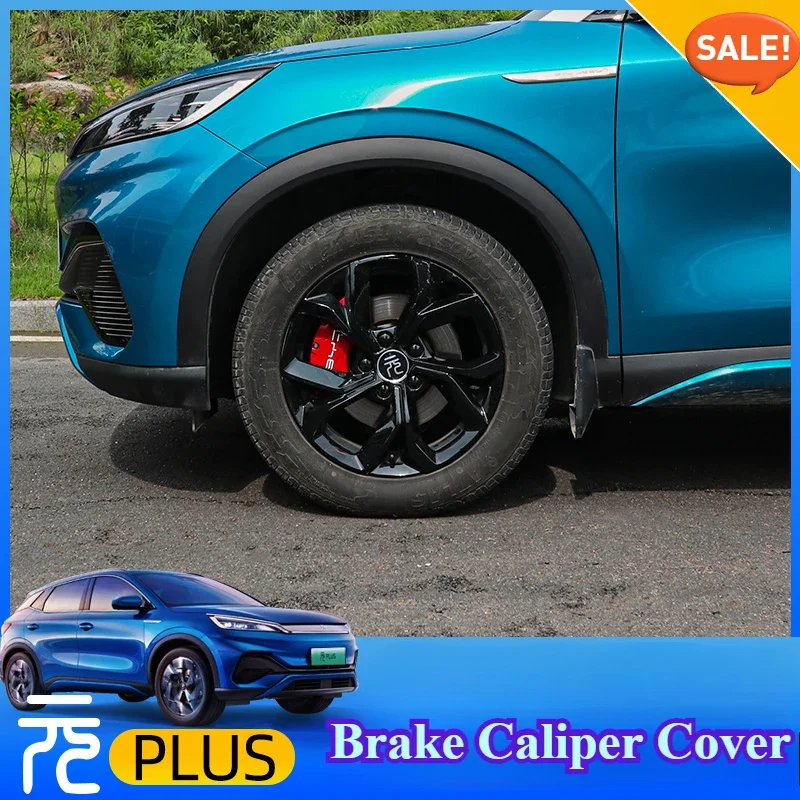 For BYD Yuan Plus Atto 3 Car Special Calipers Wheel Hub  Caliper Cover Explosive Change Brake Disc Cover Exterior  Accessories