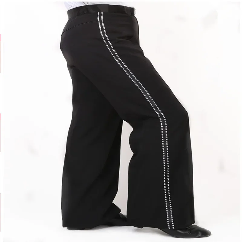 new Men/Boy Latin Dance Trousers Pants Set Auger Boy'S/Mens Ballroom Dance Pants Modern Dance Pant Jazz/Cha Cha/Samba Dance Wear