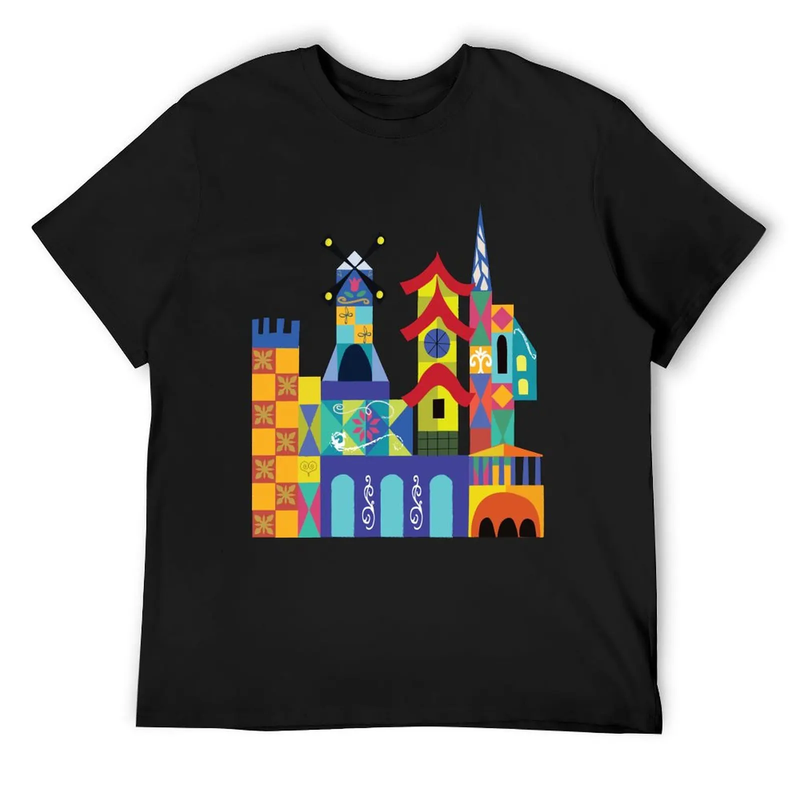 Mary Blair City Scapes T-Shirt aesthetic clothes tees man clothes men t shirt