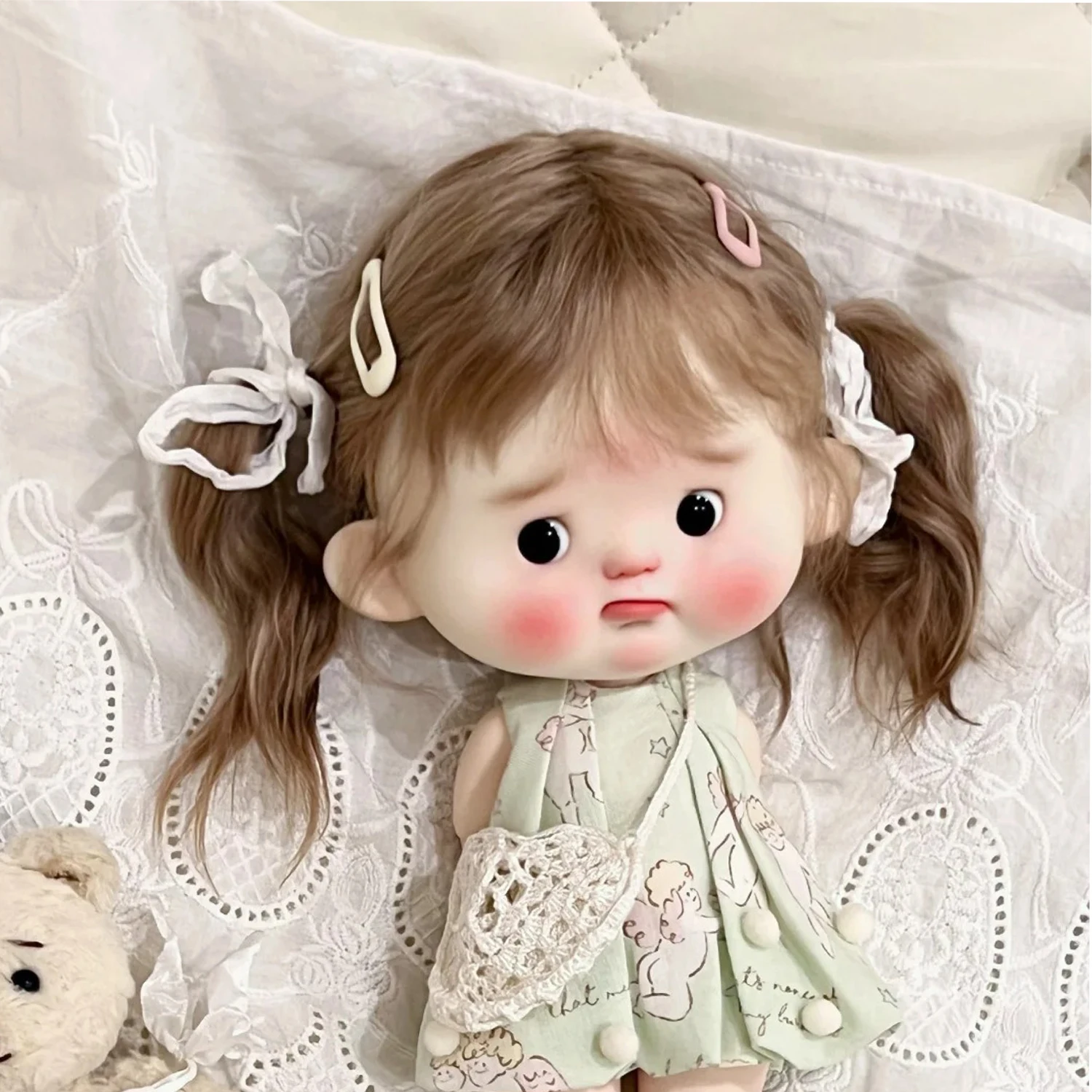 

Куклы CouPi 1/6 Bjd, кукла Wry-mouthed Sulky Expression, шарнирная кукла Bjd, куклы телесного цвета из смолы с животными