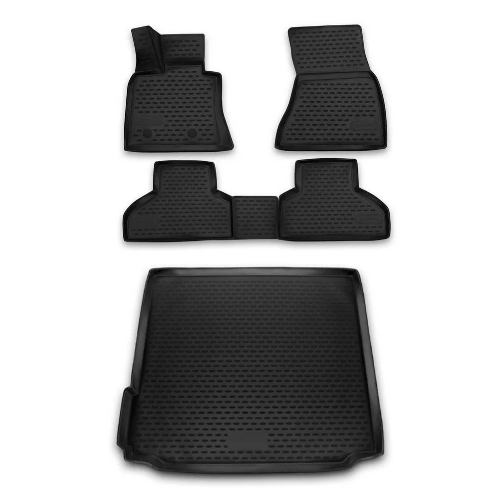 

Custom Floor Mats & Cargo Liners for BMW X5 F15 F85 2014-2018 TPE Black 5x United States