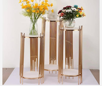 1/3pcsTall Grand-Event Party Backdrop Pedestal Stand Flower Balloon Arch Plinth Table Cylinder Cake Holder Wedding Dessert Table