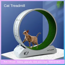 Silent Roller Cat Treadmill Pet Furniture Anti-stuck Feet Fitness Cat Running Wheel Plastic Pet Cat Treadmill