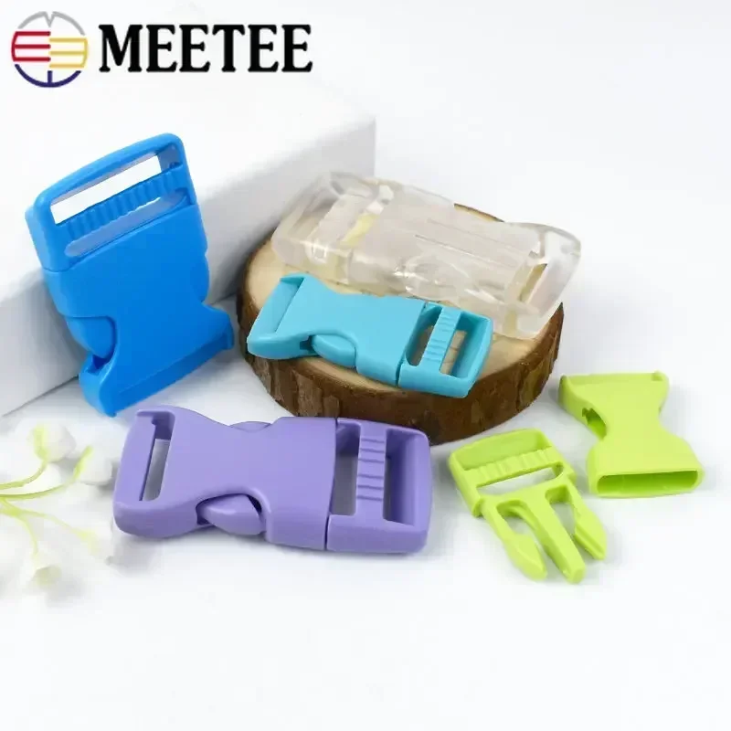 10 sztuk 15-38mm plastikowe klamry do plecaka pasek plecaka boczna klamra z mechanizmem szybkiego uwalniania obroża dla zwierząt zapięcie do paska