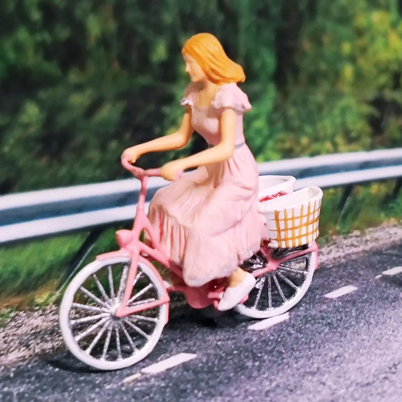 Figuras de personas pintadas a escala 1:64, diseño de escena de Diorama, escena de calle de personas pequeñas