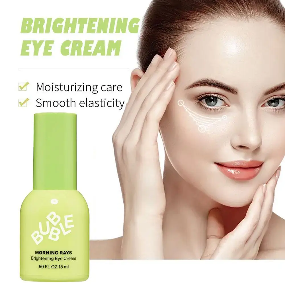 15ml Bubble Brightening Eye Cream Lighten Dark Circles Remove Puffiness Soothe And Retain Moisture Anti-aging Eye Cream