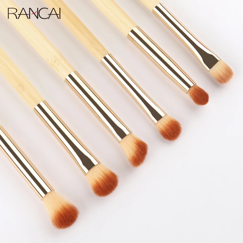 18 PCS Makeup Brushes Sets Bamboo Cosmetic Eyeshadow Foundation Powder Blush Eye Make Up Brush Blending Beauty Tools Kits