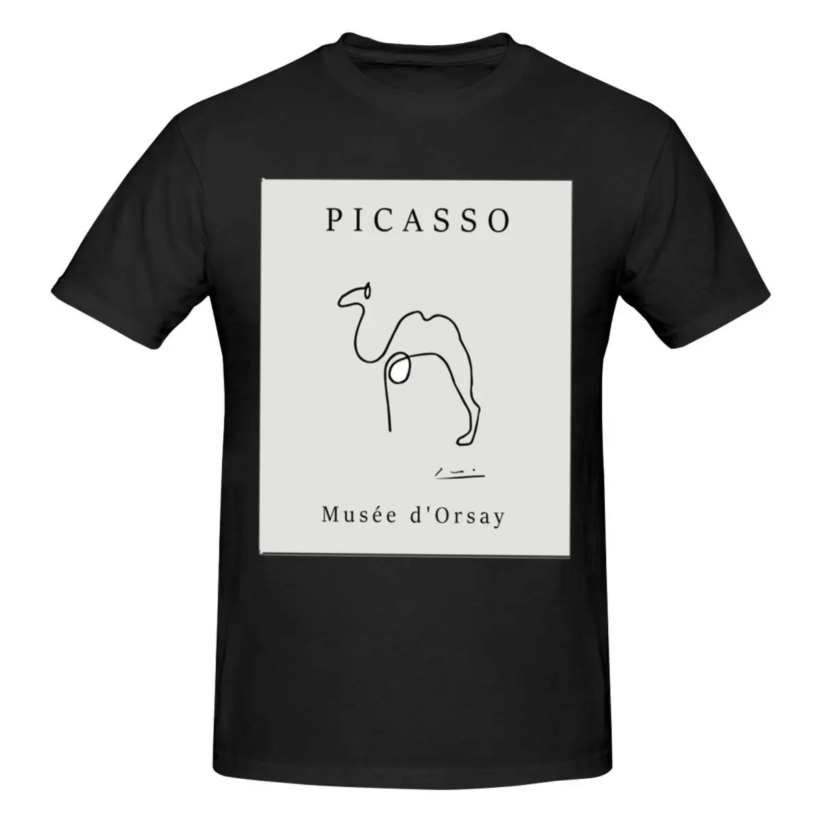 

Pablo Picasso абстрактная верблюжья мужская футболка классические футболки большого размера мужские хлопковые футболки с круглым вырезом короткие летние мужские