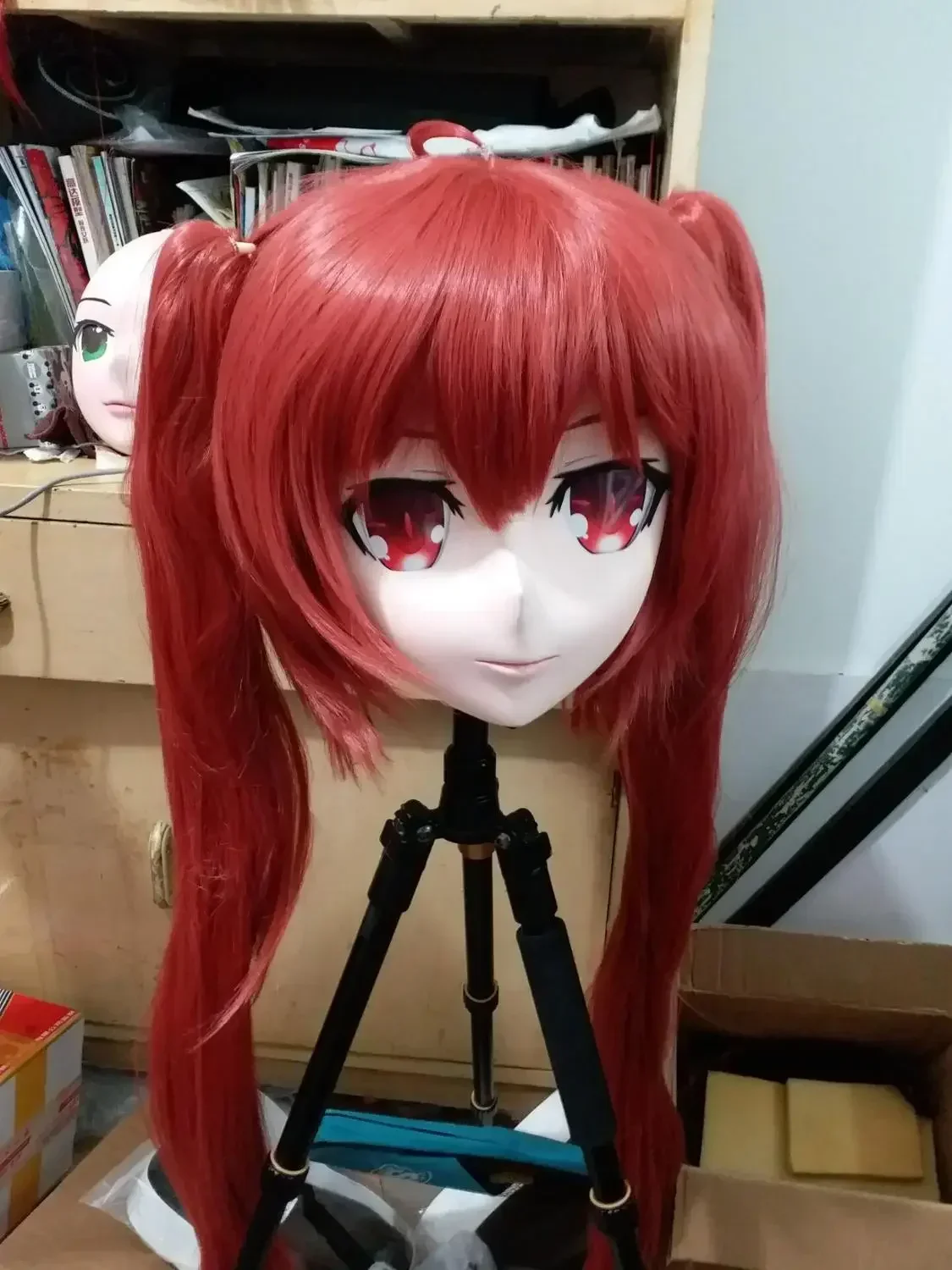 (NEW-19) Handmade Female Full Head Silicone Mask Kigurumi Cosplay Masks Crossdresser BJD Doll KIG Cosplay Anime