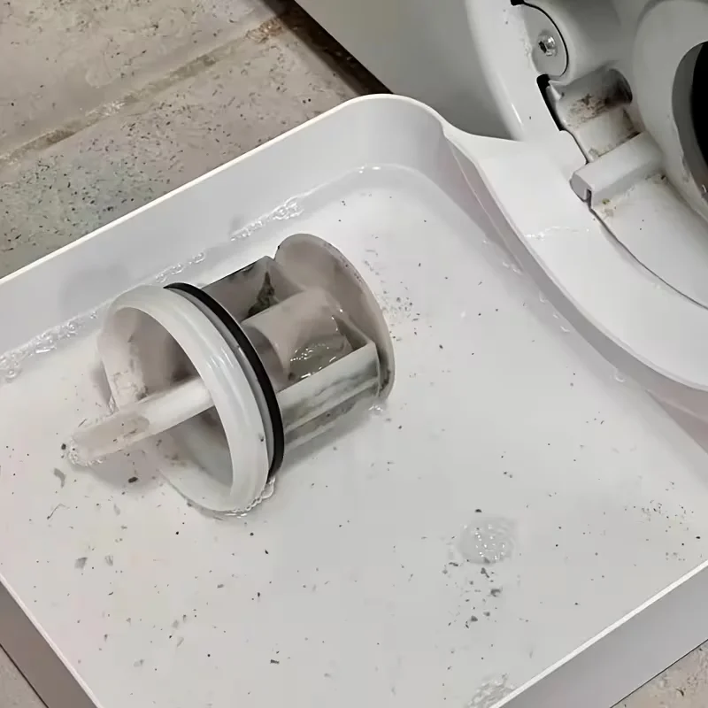 1-Pack Washing Machine Drain Pan for Cleaning And Tidying Outlet Bathroom Storage Solution
