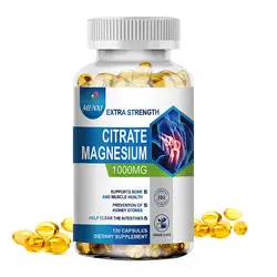 Magnesium Citrate 1000mg Capsules Super Strong Effective Vegan Capsules 120/240/480Pills