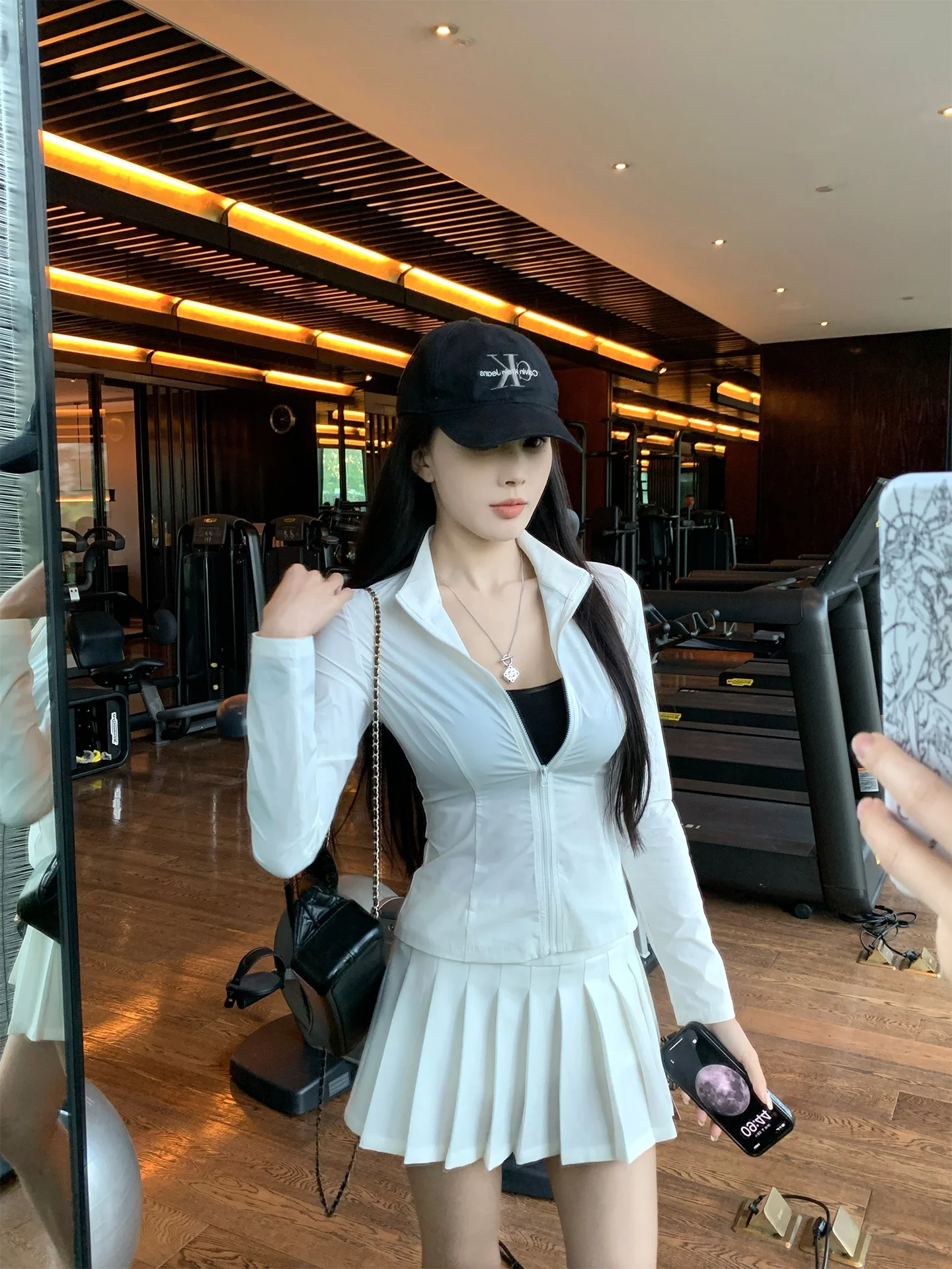 

Женская приталенная солнцезащитная куртка He Chenxi: летняя новинка, модная укороченная верхняя одежда с эффектом утяжки талии