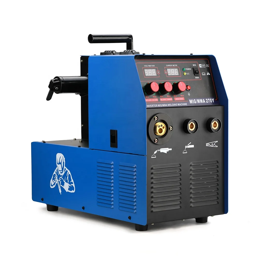 High Quality MIG270Y 380V 11.2KVA 270A Igbt Dc Mig Welder Welding Machine Tig Mig Mma 3 in 1
