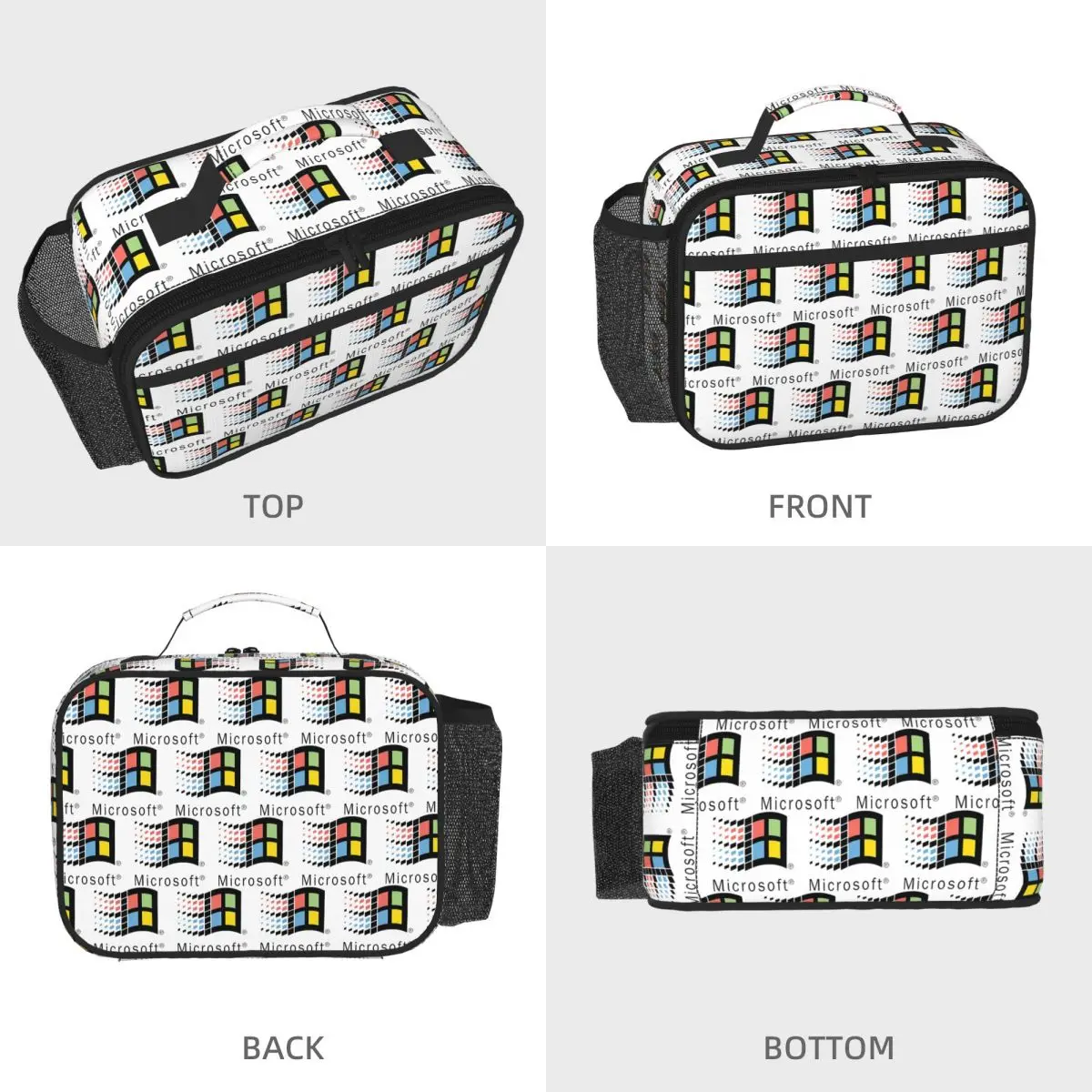 Designed For Microsoft Windows 98 Insulated Lunch Bag for Women Children Portable Food Boxes Thermal Lunch Box Tote