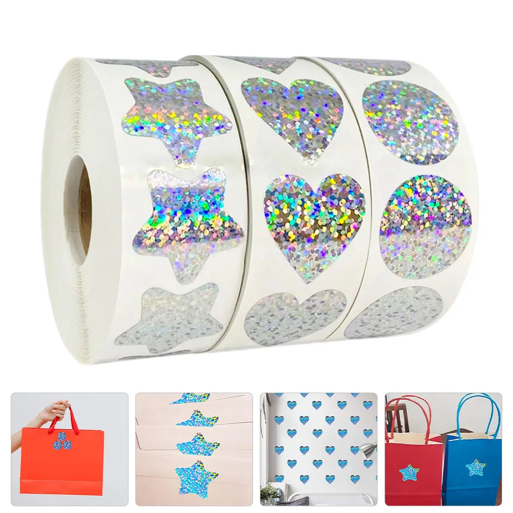 

3 Rolls Motivational Love Stickers Portable Multi-Use for Student Praise Encouragement Classroom Home Education Tools