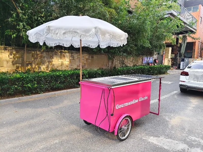 Commercial Flower Cart Mobile Retail Display Push Cart For Sale Bulk&Custom