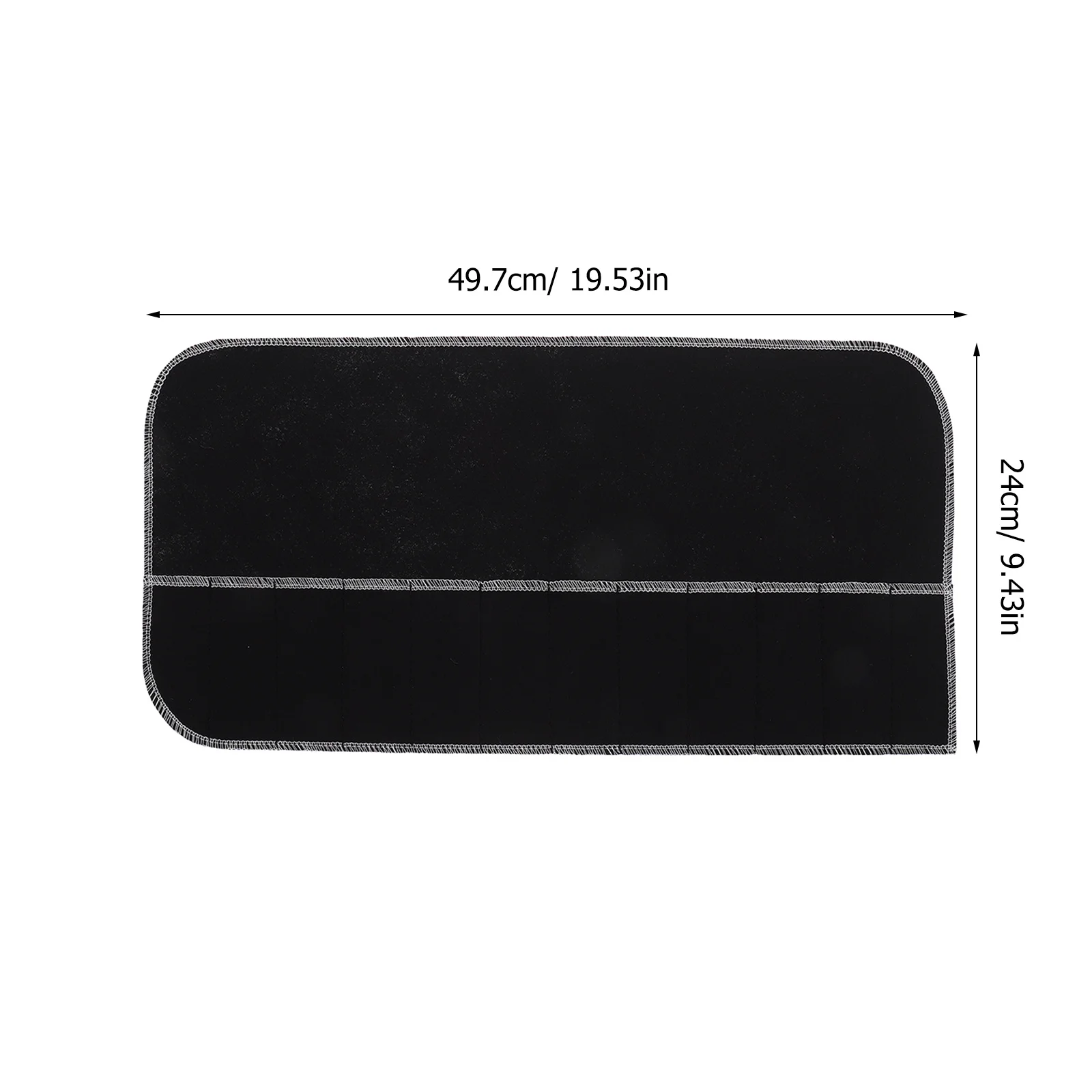 2pcs Silverware Storage Bags Anti Tarnish Organizer For Cutlery Utensils Kitchen Restaurant Portable Protection Pouch Large