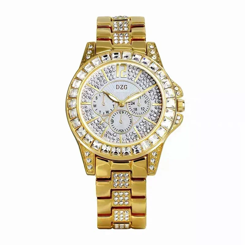 Women Watch with Rhinestone Watch Ladies Top Luxury Brand Ladies Casual Women's Bracelet Crystal Watches Relogio Feminino