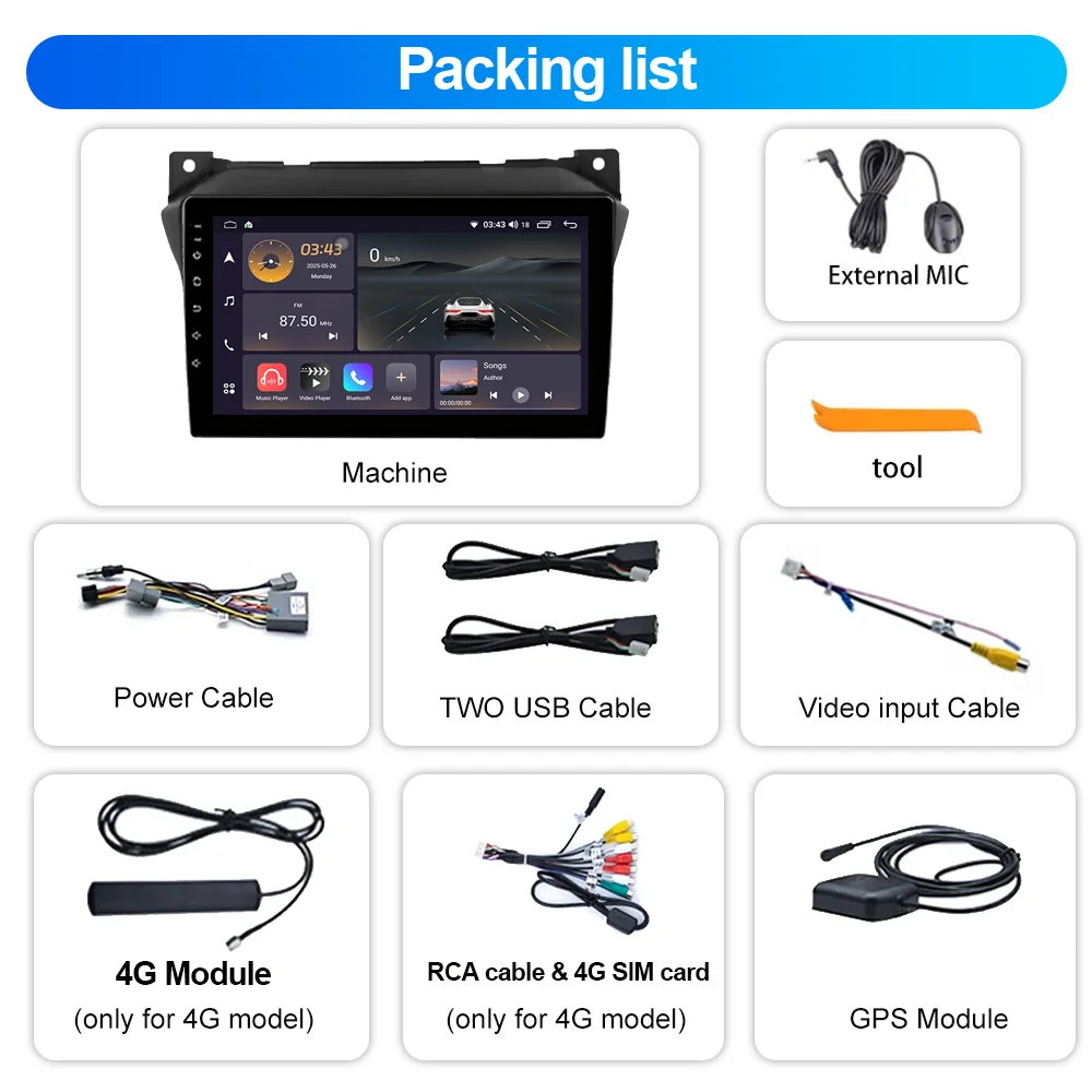 أندرويد 15 راديو السيارة ستيريو لسوزوكي ألتو نيسان بيكسو 2009 - 2017 السيارات مشغل وسائط متعددة نظام تحديد المواقع والملاحة ستيريو 4G Carplay السيارات #6