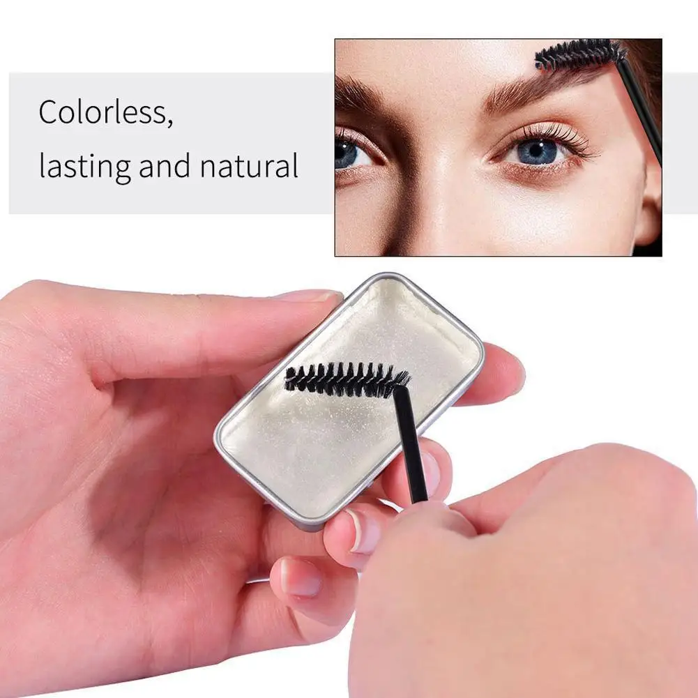 1PCS Eyebrow Styling Gel Brows Wax Sculpt Soap Waterproof Styling Feathery Wild Long-Lasting Brow D9E3