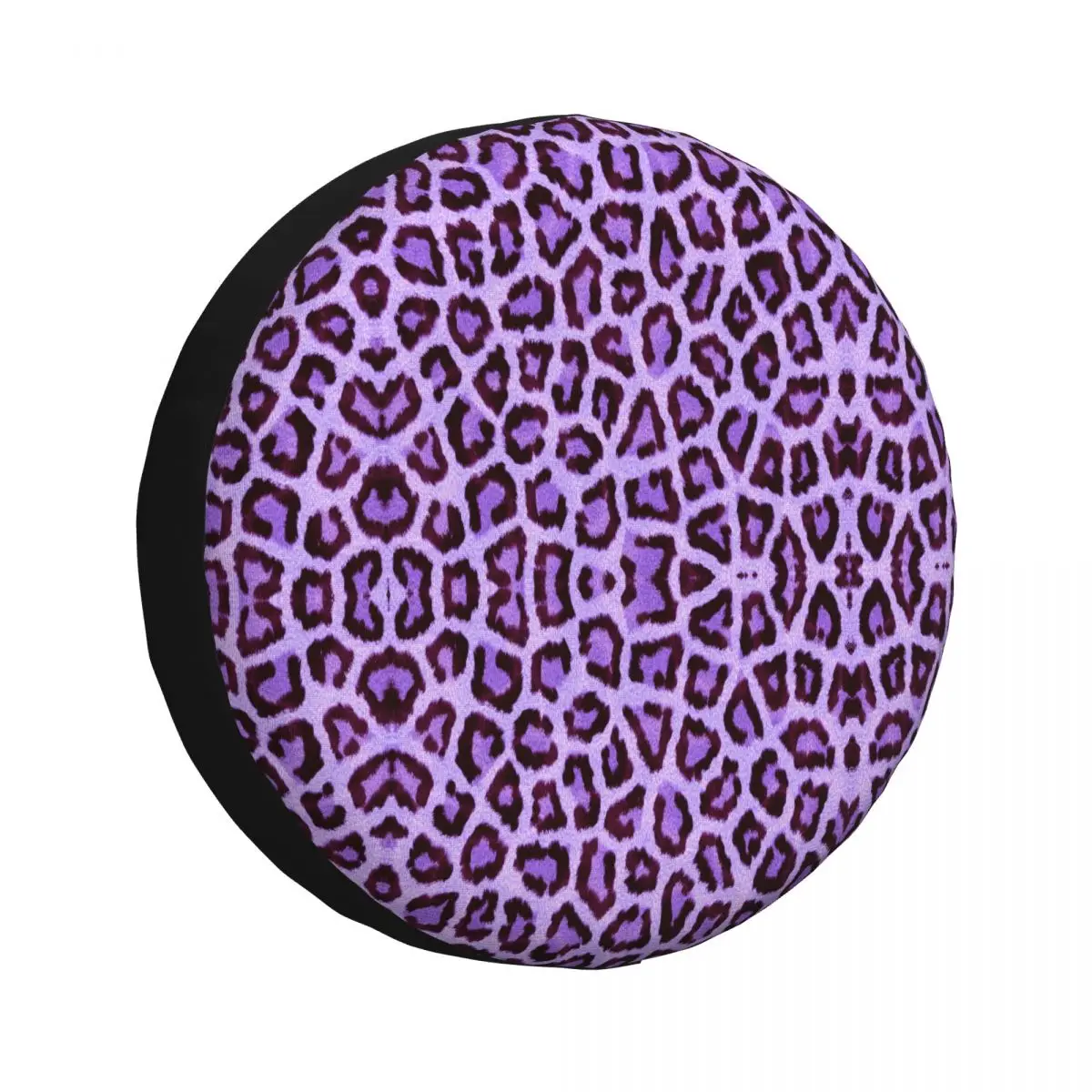 Leopard Purple Spare Tire Cover for Jeep Pajero SUV RV Car Wheel Protectors Accessories 14