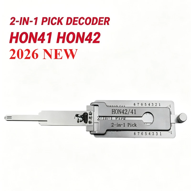 1PCS 2026 NEW Lishi 2-in-1 Pick/Decoder for Hyundai/Kia HY22 LOCKSMITH TOOL Quad Lifter / AG