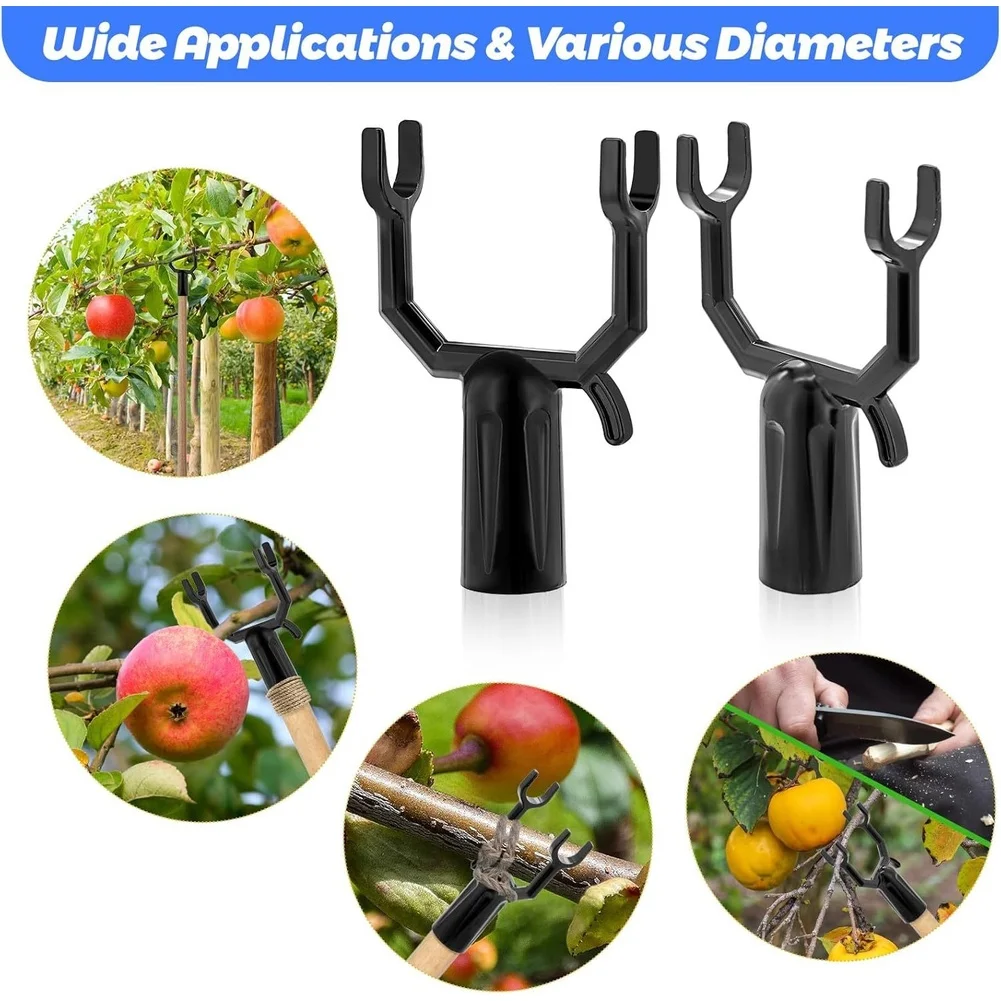 6Pack Aluminum Alloy Plant Branch Support Stakes For Fruit Trees Vineyard Gardening Branch Fixation Support Protection