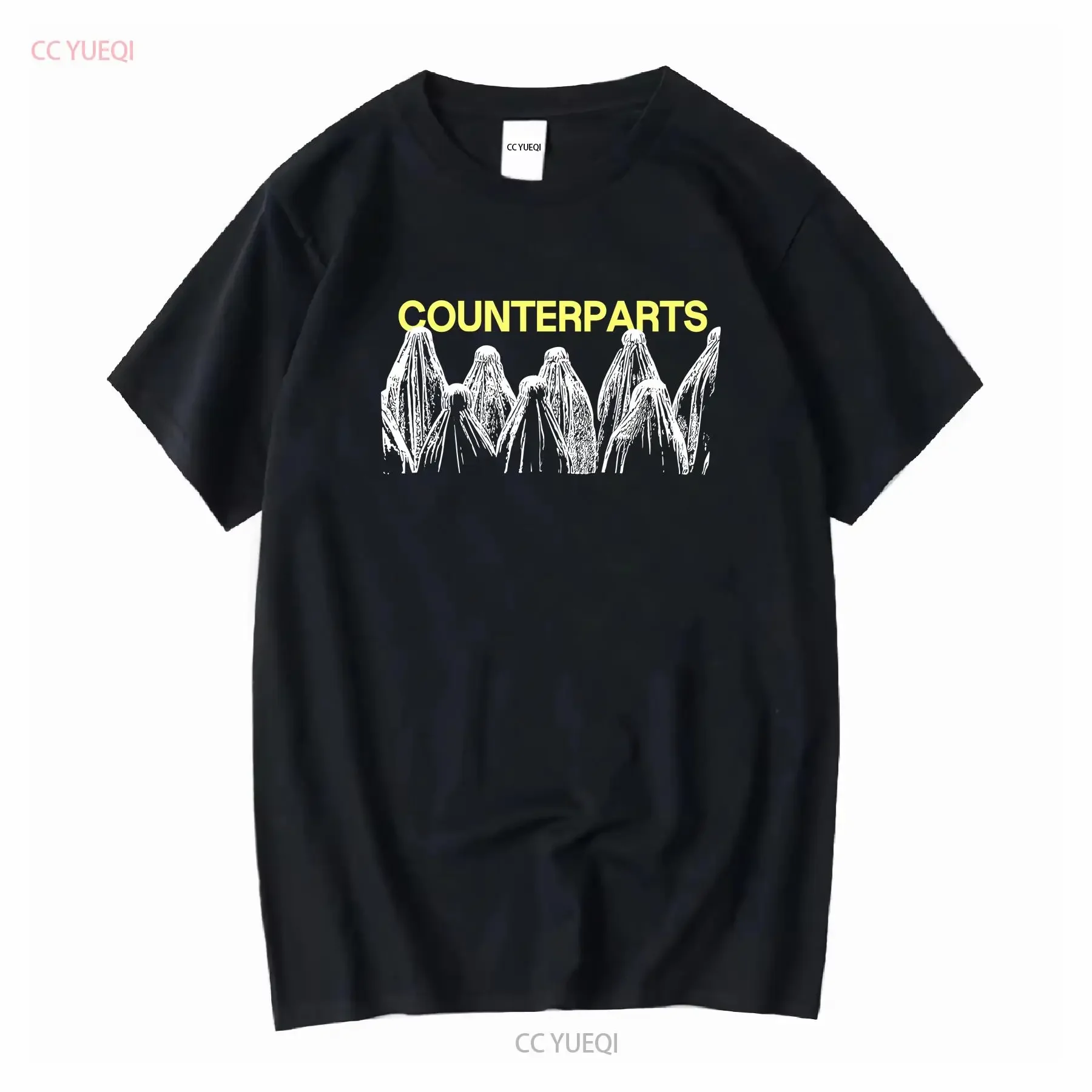 COUNTERPARTS Band A EULOGY FOR THOS STILL HERE verano 2023 camiseta de concierto Sz M vintage lavado suave estirado homme
