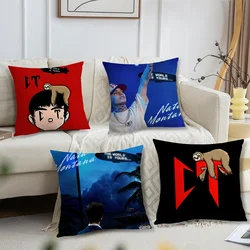 Rapper N-Natanael Cano Nata Montana Pillow Case Living Room Sofa Cushion Cover Suitable For Home Bedroom Room Decoration