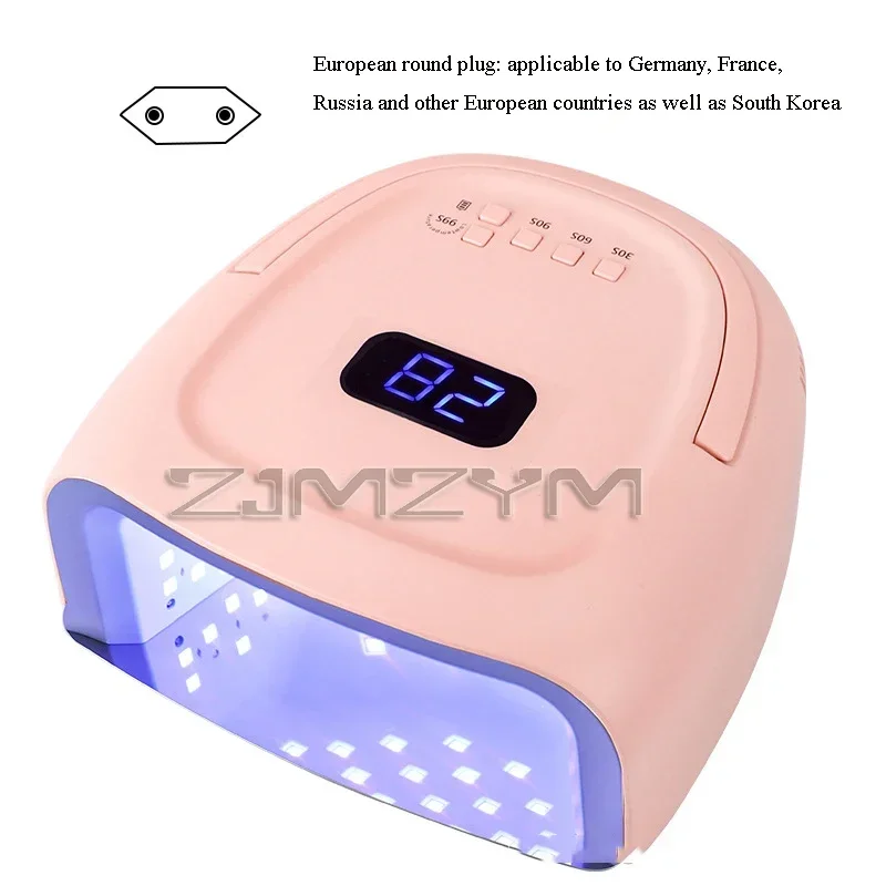 15600mAh 60W Nail Lamp Rechargeable Handle Nail Lamp Wireless Gel Polish Dryer Manicure Machine Pedicure Light Nail UV LED Lamp