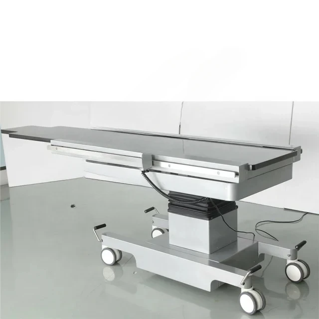 Cardiac radiolucent carbon fiber ERCP operating table