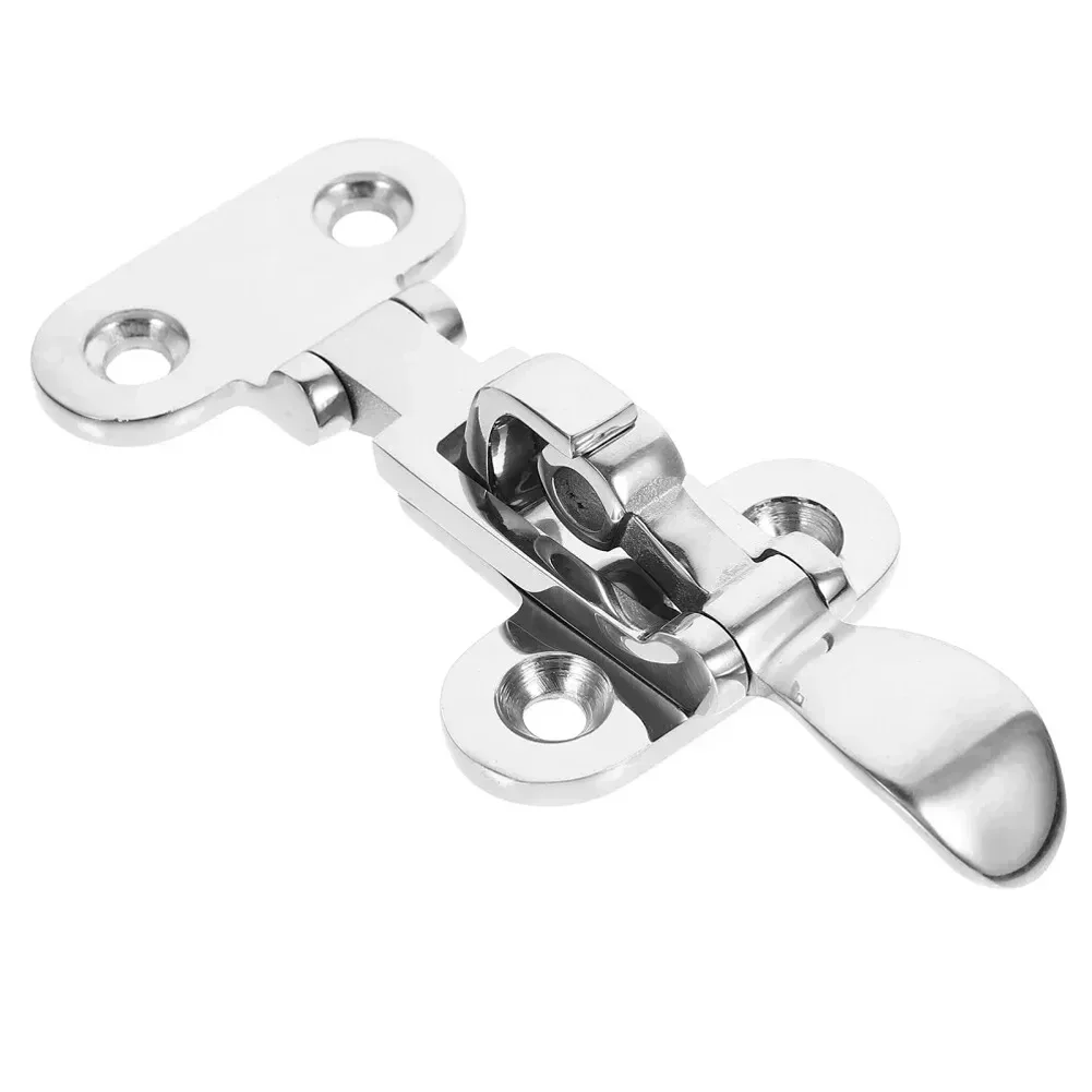 

Замок дверной защелки лодки из нержавеющей стали с защитой от погремушки, прочный и надежный для шкафов и люков в морских настроях