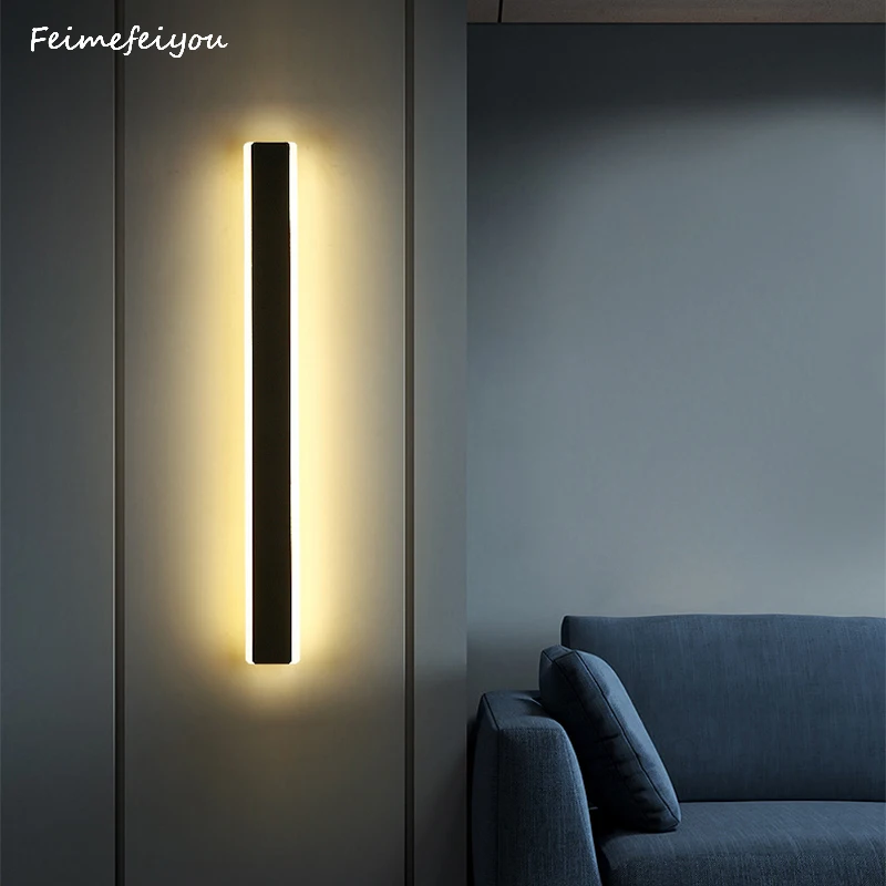 

Modern Minimalist LED Long Wall Light Headboard Interior Decoration Lighting Wall Lamps For Living Room Bed Room Light Fixture