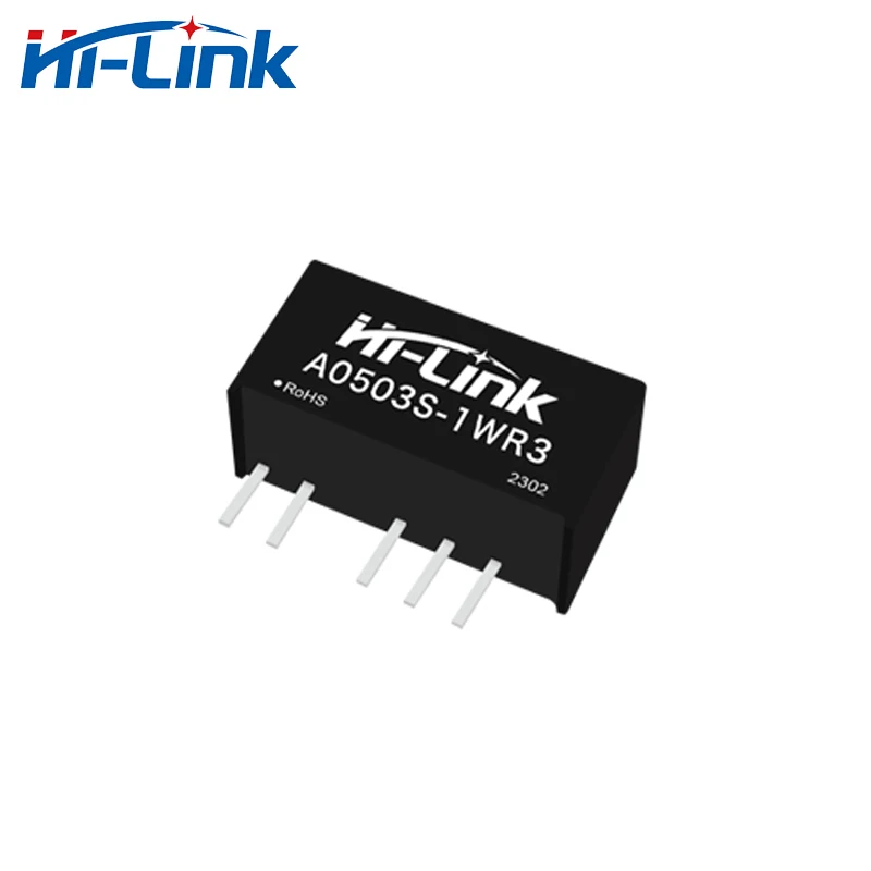 

Factory Hi-Link Mini 50pcs A0503S-1WR3 DC DC 1W 3.3V 152mA Power Supply Intelligent Module High Efficiency Consumer Electronics