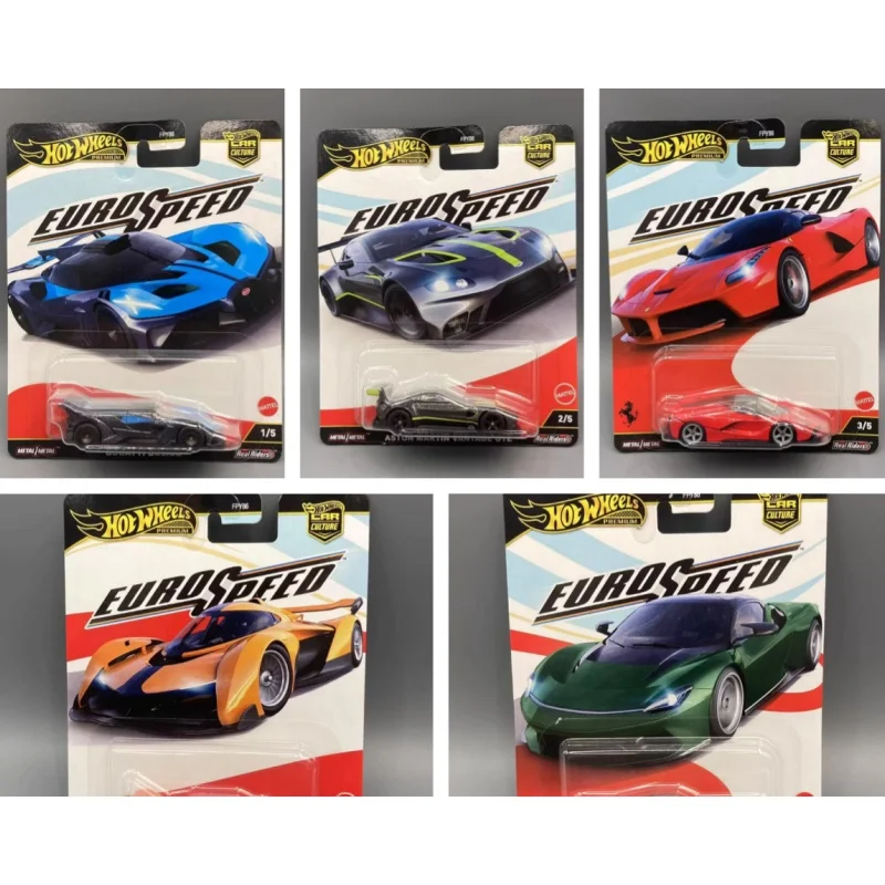 

Genuine 2025 Hot Wheels Car Model 1/64 Car Culture L Case (Mix 6) Eurospeed Set Die-Cast Model Collection Alloy Car Model Toys