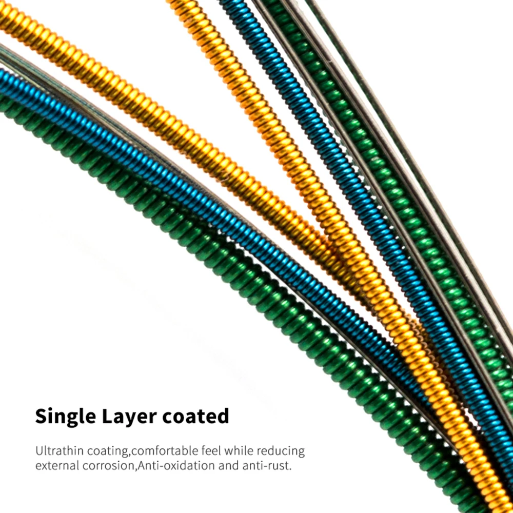 Orphee 1/10 مجموعة سلاسل الغيتار الكهربائي RX15C قوس قزح الملونة متعدد الألوان سلاسل الغيتار ل أجزاء الغيتار الكهربائي الملحقات