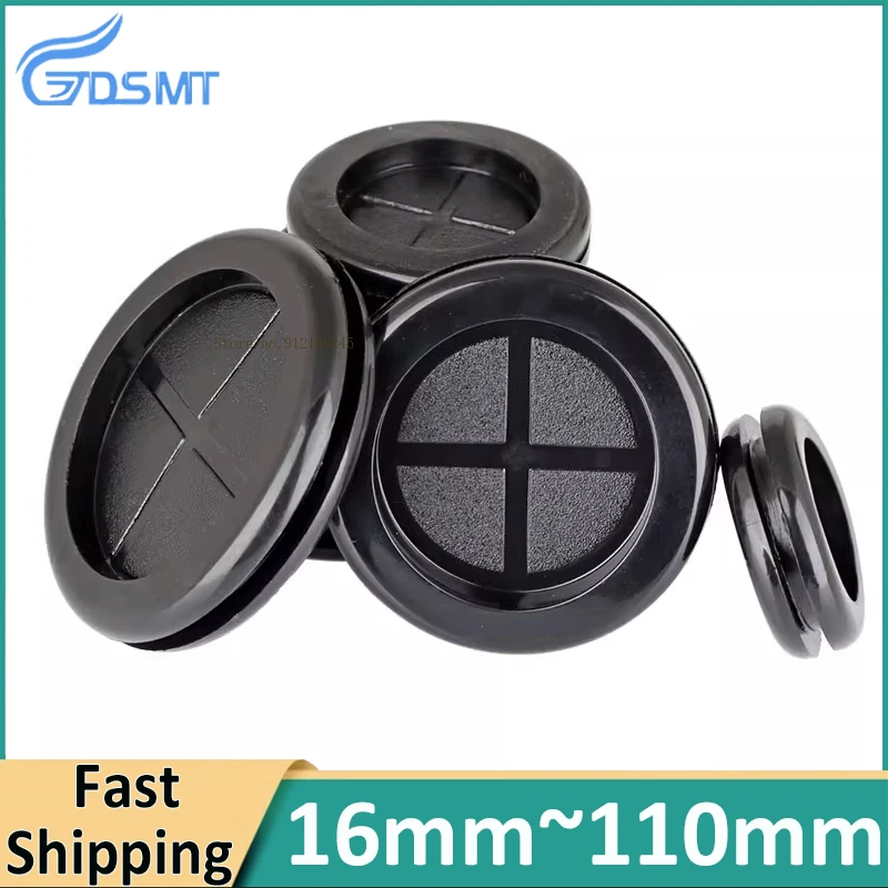 Черные-двухсторонние-резиновые-втулки-Защелкивающаяся-распределительная-коробка-защищает-провода-Пыленепроницаемое-уплотнительное-кольцо-Круглый-овальный