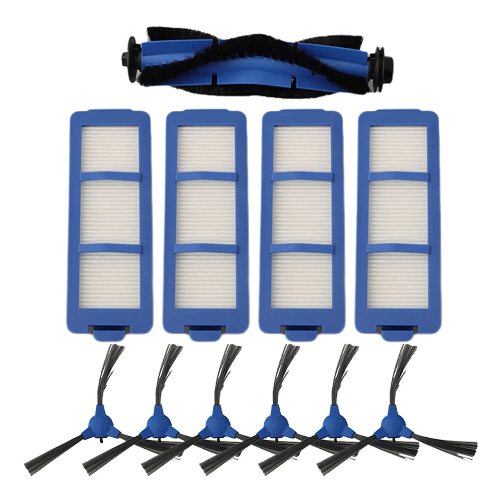Reemplazo rápido y fácil para RoboVac, Kit de accesorios de repuesto con cepillo lateral Mian y filtros