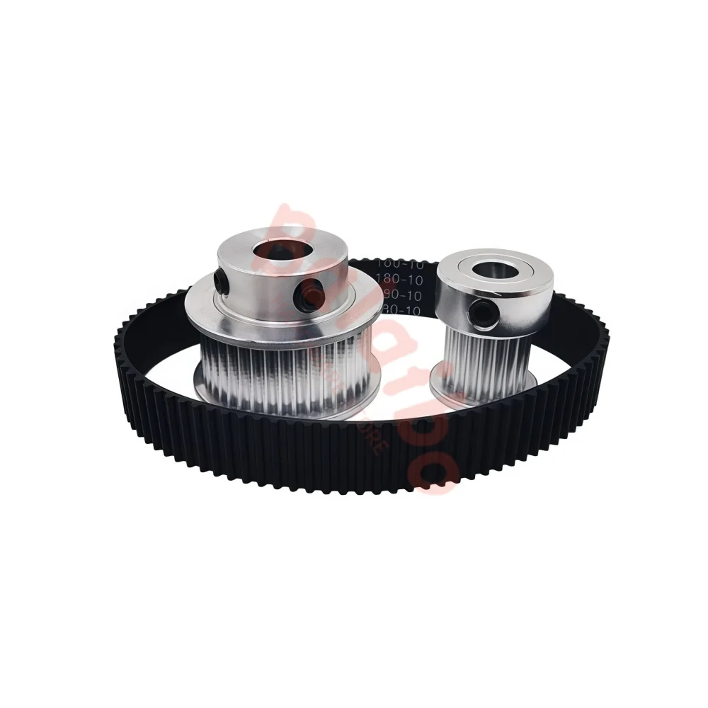 

2GT 20T 40T timing pulley set belt width 15mm Bore 5/6/6.35/8/10/12mm 2:1 reduction ratio transmission components